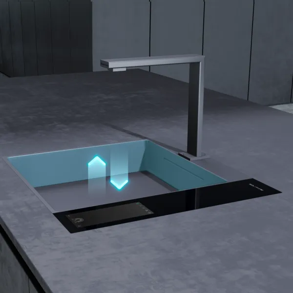 L'évier rétractable invisible à eaux variées !