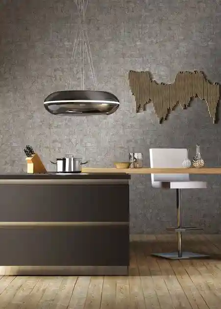 Une hotte au-dessus de votre table de salle à manger ???